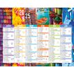 3664447193458-Mini calendrier illustré - 6 mois par face - 13,5 x 17,5 cm - différents modèles dispon-P_405186493_3-2