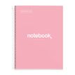 8422593485651-Notebook Emotions, couverture rigide, A4 lignes horizontales 7 mm, 120 feuilles de 5 couleurs, Miquelri--0