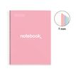 8422593485651-Notebook Emotions, couverture rigide, A4 lignes horizontales 7 mm, 120 feuilles de 5 couleurs, Miquelri--1