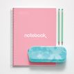 8422593485651-Notebook Emotions, couverture rigide, A4 lignes horizontales 7 mm, 120 feuilles de 5 couleurs, Miquelri--2