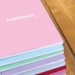 8422593485651-Notebook Emotions, couverture rigide, A4 lignes horizontales 7 mm, 120 feuilles de 5 couleurs, Miquelri--4