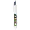 0404051996211-BIC Stylo à Bille 4 Couleurs Original à Pointe Moyenne Rétractable (1,00 mm) - Décors Thématique Nor-P_405199621_2-1