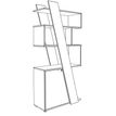 3253310544574-Bibliothèque KHEOPS  - porte à gauche - structure carbone - finition imitation chêne cl-P_405224010_2-1