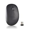 NGS Fog Pro - Muis - rechts- en linkshandig - optisch - 2 knoppen - draadloos - 2.4 GHz - USB draadloze ontvanger - zwart - detailhandel - hangdoos