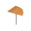 Artarredi Presto - Tafelonderdeel - 90°-hoek (afgerond) - beuken - mat wit, RAL 9010 basis
