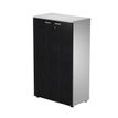 Artarredi Presto Medium - Boekenkast - 3 planken - 2 deuren - aluminium - aluminium