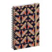 Agenda de poche spiralé Color Design - 1 semaine sur 2 pages - 9 x 16 cm - oiseaux - Exacompta