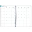 3660942087155-Agenda de bureau spiralé 16 mois  Paloma - 1 semaine sur 1 page - 15 x 21 cm - fleur - Ex-P_405228048_3-2
