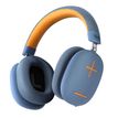 T'nB BOUNCE MAX - Koptelefoon met micro - over oor - Bluetooth - draadloos, met bekabeling - 3,5 mm-stekker - ruisisolatie - blauw, oranje