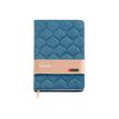 8422593082386-Miquelrius British Bloom - Cahier de notes - A5 (140 x 200 mm) - 80 feuilles / 160 pages - papier blanc - pointillé - couverture bleue - velv-P_405233389_1-0