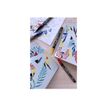 4006381615136-STABILO FREE T100 Royal - 5 Marqueurs- permanent - noir, rouge, jaune, bleu foncé, vert turquoise - opaque - encre acryliqu-P_405234764_4-3