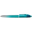 3086123759275-BIC 4 Couleurs Smooth Stylos-Bille Rétractables à Pointe Moyenne (1 mm) avec Corps bleu-vert dégradé -P_405239856_1-0