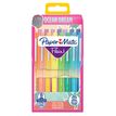 Paper Mate FLAIR Ocean Dream - Viltstift - verschillende pastelkleuren - inkt op waterbasis - 0.7 mm - gemiddeld (pak van 16)