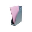 Exacompta AutentiK MAG-CUBE - Tijdschriftenmap - breedte rug: 82 mm - voor A4 Plus - blauwgrijs