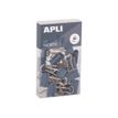 8410782199830-APLI Up North - Pince double clip - métal - bleu roi - pack de 15-P_405243333_1-0