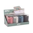 8410782199717-APLI Up North - Perforateur - 12 feuilles - bleu roi, gris, noir, rose (pack de 12)-P_405243358_2-1