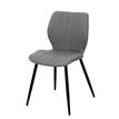 Meet Line - Stoel - fabric (100% polyester) - grijs, zwart (pak van 2)
