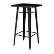 Meet Urban - Bar table - vierkant - zwart - zwart basis