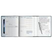 3660942089067-Agenda de bureau Sésame All in One Horizons 20S Visuel spiralé - 1 semaine sur 2 pages  + 1 carnet de notes ligné -15 x 21 cm - Bleu c--6