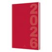 3664447211558-Agenda Dublin - 1 semaine sur 2 pages - 17 x 24,5 cm - rouge - Oberthur--0