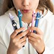 8422593119846-Back 2 Fun -  Stylo bleu effaçable avec tête de pingouin -  écriture fun et sans ratures pour enfant--2