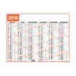 3664447209487-Oberthur Classique - Planificateur - fixation murale - 2015 - visualisation de 6 mois - 43-P_405244446_1-0