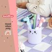8422593119938-Stylo gel en forme de crocodile mauve Back2Fun -  papeterie fun pour enfants. --5