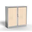 MT International - Keukenkast - 2 planken - 2 deuren - aluminium, eiken