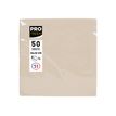 3281516220022-Pronappe - Serviette - Taille 20 x 20 cm - jetable - ivoire (pack de 50)-P_405251995_1-0