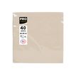 3281516238027-Pronappe - Serviette - Taille 38 x 38 cm - jetable - ivoire (pack de 40)-P_405252155_1-0