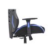 3701338800719-Fauteuil gamer POPER-M - accoudoirs réglables - noir et bleu-Gros plan-10