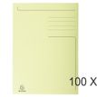 3130632448059-Exacompta Forever - 100 Chemises imprimées - 280 gr - jaune--0