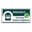 PICKUP - Teken - vigilant neighbors - rechthoekig - 300 x 150 mm - polystyreen