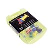 3364220149206-Exacompta - 25 Épingles papic - 10 mm - couleur assorties-Angle gauche-3