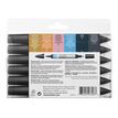 884955073988-ProMarker Watercolour - 6 Marqueurs double pointe - tons ciel-Arrière-3