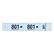 3130630966029-Exacompta - 20 Carnets de 50 tickets de vestiaire 3 volets - 30 x 200 mm - numéroté - bleu-Avant-1