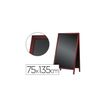 0000005104680-liderpapel - Chevalet - sur pied - 750 x 1350 mm - double face - noir--0