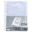 3130632051112-Exacompta - 10 Packs de 100 Pochettes perforées - A4 - grainées - 4/100--0