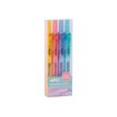 8410782189336-Apli Agipa - Pack de 4 surligneurs pastels rétractables - couleurs assorties-Angle gauche-0