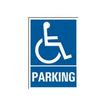 Pickup - Plaque de signalisation - 230 x 330 mm - parking invalide