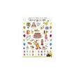 Apli Agipa thematic shaped - Decoratiesticker - birthday - 3 vellen - niet permanent (pak van 171)