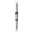 JPC - Lineaal met driehoek - architect - 30 cm - wit - synthetische vezels
