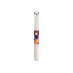 JPC - Lineaal met driehoek - 30 cm - wit - synthetische vezels