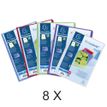 Exacompta Kreacover - 8 Porte vues personnalisables - 160 vues - A4 - couleurs assorties