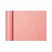 3329682238288-Clairefontaine Knalt - emballage cadeau - 35 cm x 5 m - Rose floral - papier kraft - 1 rouleau(x)-Avant-0