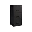 Classeur 3 tiroirs pour dossiers suspendus - 95,7 x 40 x 40 cm - noir