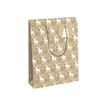 5033601497301-Clairefontaine Lovely Home Green Large - Sac cadeau blanc - 26,5 cm x 14 cm x 33 cm-Angle gauche-0
