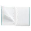 8422593460580-Notebook Emotions, couverture souple, A4, quadrillage 5x5 mm, 80 feuilles de 1 couleur, Miquelrius, Ble--2