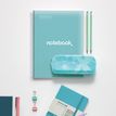 8422593460580-Notebook Emotions, couverture souple, A4, quadrillage 5x5 mm, 80 feuilles de 1 couleur, Miquelrius, Ble--3