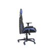3701338800719-Fauteuil gamer POPER-M - accoudoirs réglables - noir et bleu-Gauche-5